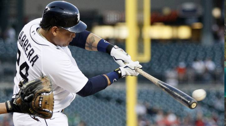 Miguel Cabrera bateando