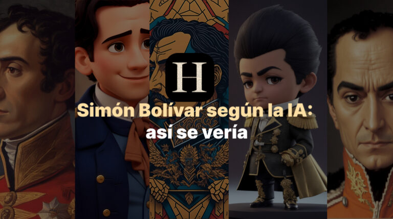 Portada del artículo Simón Bolívar según la IA
